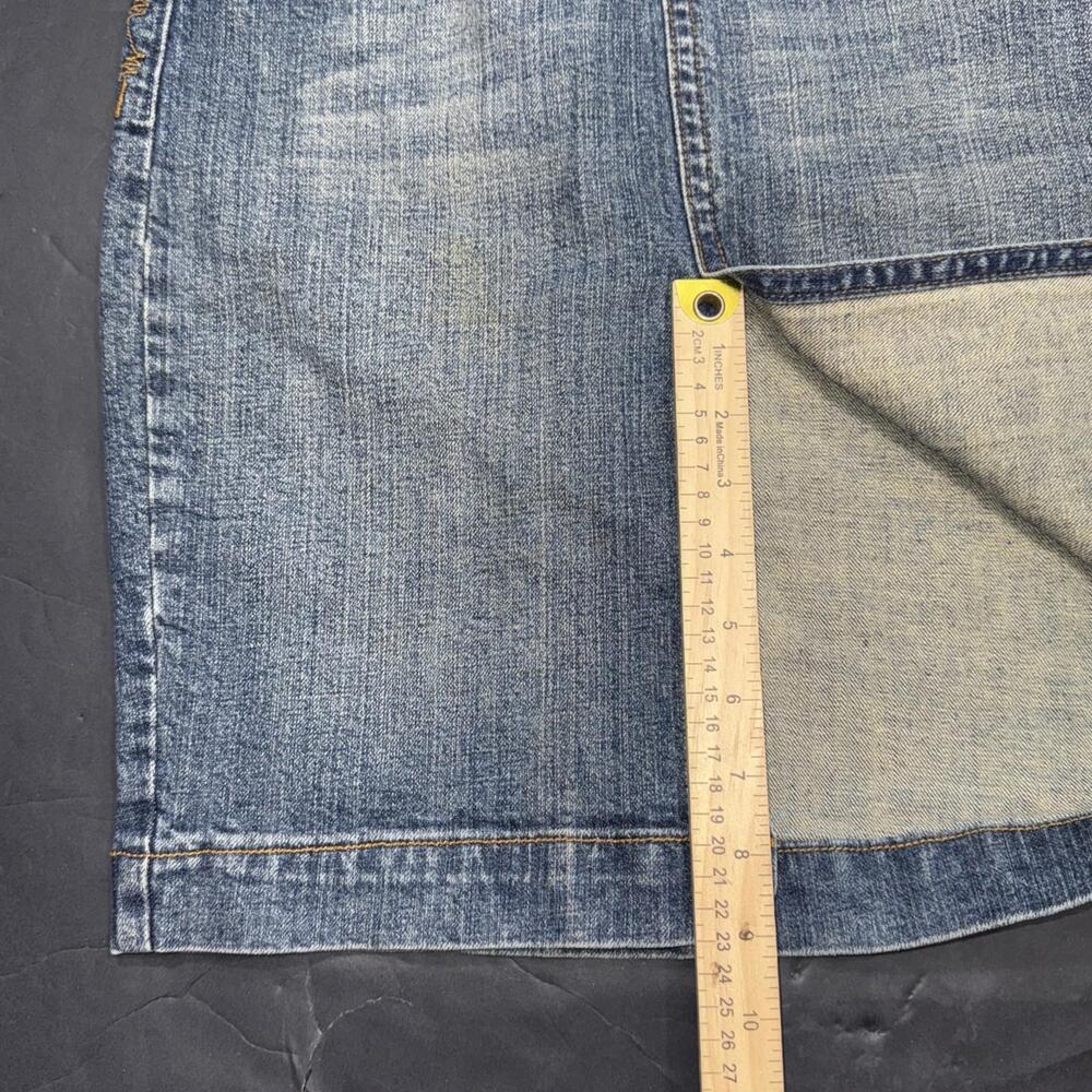 Vintage Y2K Nobo No Boundaries Denim Cowgirl Equestrian Embroidered Mini Skirt 5 - Picture 9 of 15
